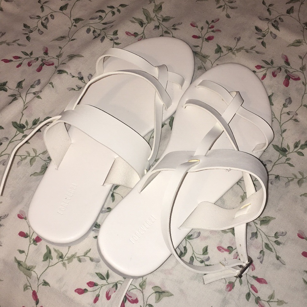 Crisscross Ankle-Strap Sandals